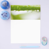 Achtergrond groene bladeren flyer (Enkel)