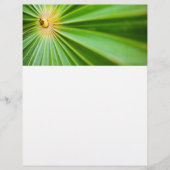 Achtergrond groene bladeren flyer (Voorkant)