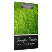 Achtergrond groene bladeren klembord (Rechts)