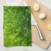 Achtergrond groene bladeren theedoek (Quarter Fold)