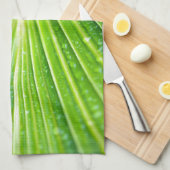 Achtergrond groene bladeren theedoek (Quarter Fold)