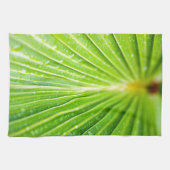 Achtergrond groene bladeren theedoek (Horizontaal)