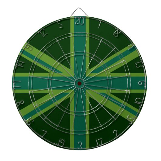 Achtergrond groene Blauwgroen vlag vlag vlag vlag Dartbord (Voorkant)