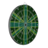 Achtergrond groene Blauwgroen vlag vlag vlag vlag Dartbord (Voorkant Links)