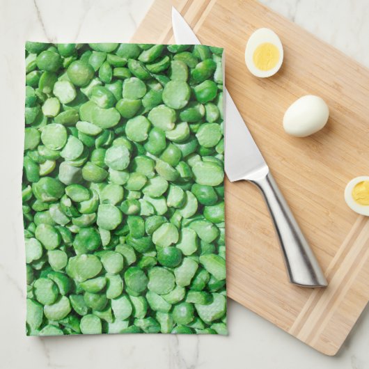 Achtergrond groene dop theedoek (Quarter Fold)