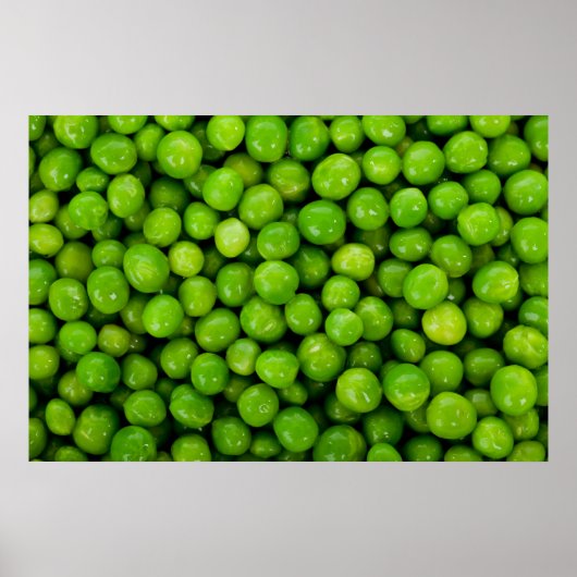 Achtergrond groene erwten poster (Voorkant)