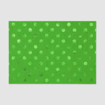 Achtergrond groene metallische faux Foil Polka Dot