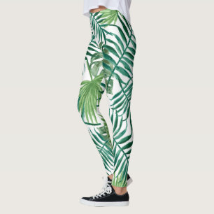 Achtergrond groene Planten Leggings