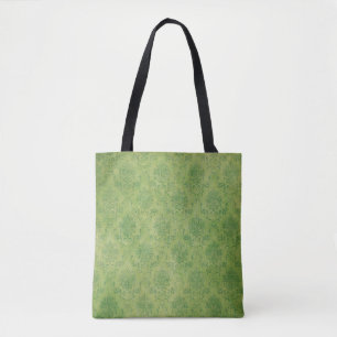Achtergrond groene sjabloon textuur tote bag