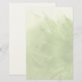 achtergrond grote waterverf - waterverf verven 2 briefpapier (Voorkant / Achterkant)