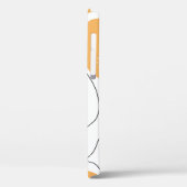 Achtergrond handgetekende Lemons. Naadloos patroon Case-Mate iPhone Case (Achterkant / Links)