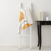 Achtergrond handgetekende Lemons. Naadloos patroon Sherpa Deken (In situ)