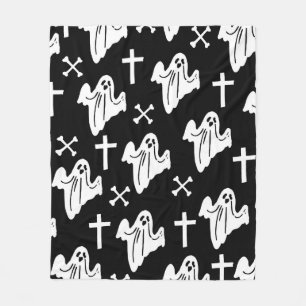Achtergrond handtekening Halloween Patroon Fleece Deken