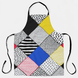 Achtergrond handtekening patchwork. Spaanse textuu Schort