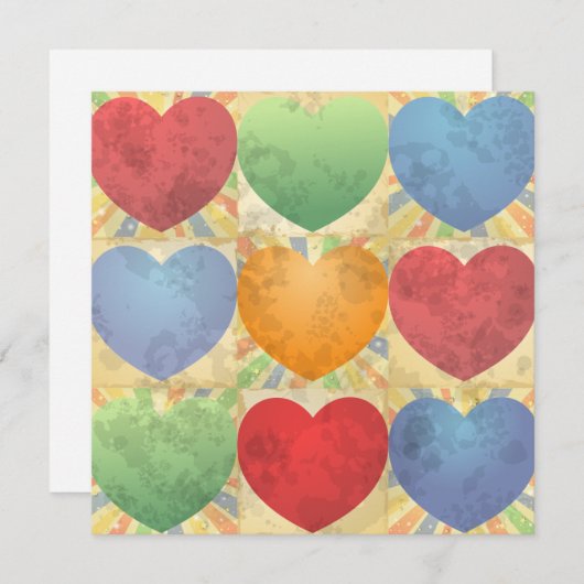 Achtergrond hart (Voorkant / Achterkant)