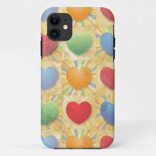 Achtergrond hart, iPhone-case iPhone 11 Hoesje