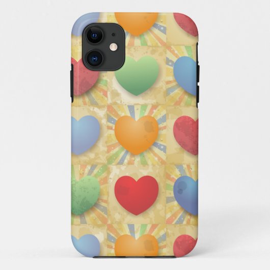 Achtergrond hart, iPhone-case Case-Mate iPhone Case (Achterkant)