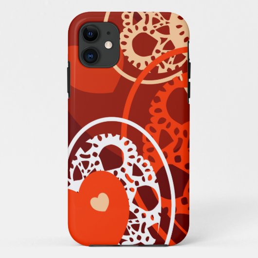 Achtergrond hart, iPhone-case Case-Mate iPhone Case (Achterkant)