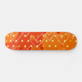 Achtergrond hart, schaats skateboard (Horizontaal)