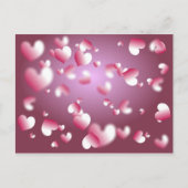 achtergrond harten briefkaart (Voorkant)