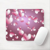 achtergrond harten muismat (Met muis)