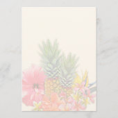 Achtergrond Hawaiiaans Collectie leeg Programmakaart (Voorkant)