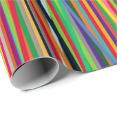 achtergrond helder en kleurrijk van stripescol cadeaupapier (Rol Hoek)