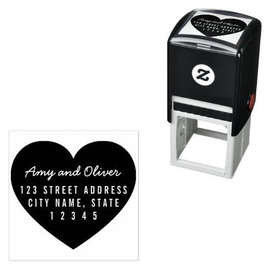 Achtergrond hoofdkwartier — Naam retouradres Zelfinktende Stempel (In situ)