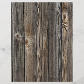 Achtergrond hout flyer (Voorkant)