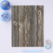 Achtergrond hout flyer (Enkel)