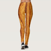 Achtergrond houten graan leggings (Achterkant)