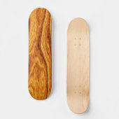 Achtergrond houten graan persoonlijk skateboard (Voorkant)