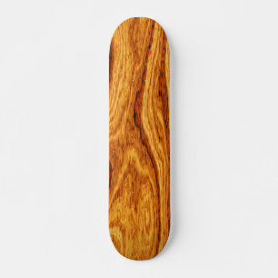 Achtergrond houten graan persoonlijk skateboard