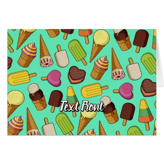 Achtergrond Ice Cream (Voorkant Horizontaal)