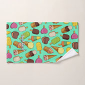 Achtergrond Ice Cream Bad Handdoek (Handdoek)