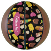 Achtergrond Ice Cream Basketbal (Verticaal)