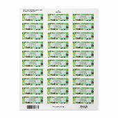 Achtergrond Ice Cream Etiket (Full Sheet)