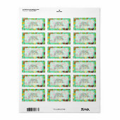 Achtergrond Ice Cream Etiket (Full Sheet)