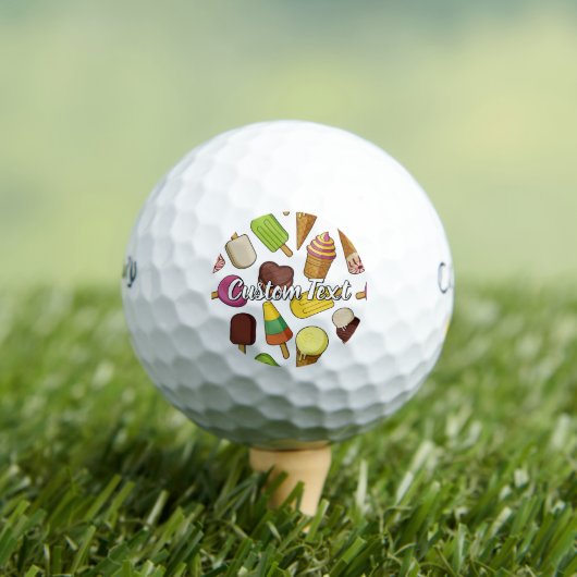 Achtergrond Ice Cream Golfballen (Insitu Shirt)