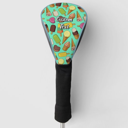 Achtergrond Ice Cream Golfheadcover (Voorkant)