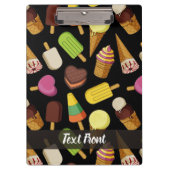 Achtergrond Ice Cream Klembord (Voorkant)