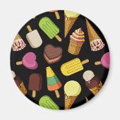 Achtergrond Ice Cream Magneet (Voorkant)