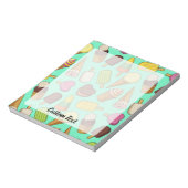 Achtergrond Ice Cream Notitieblok (Linkerzijde)