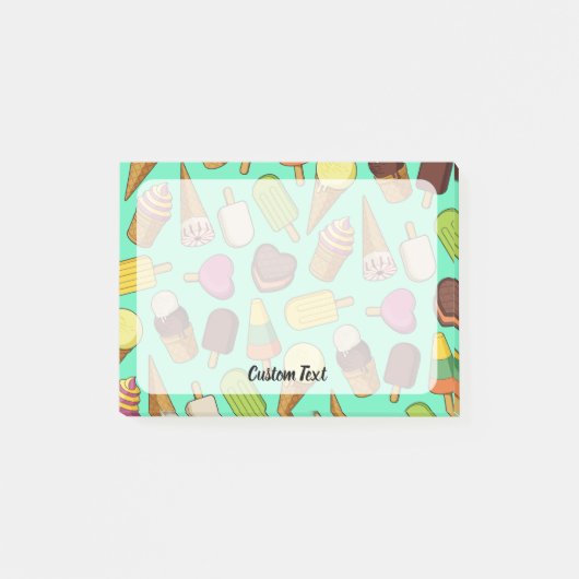 Achtergrond Ice Cream Post-it® Notes (Voorkant)