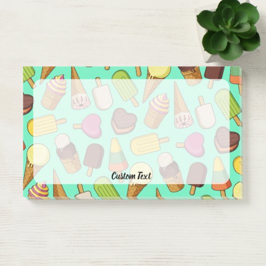 Achtergrond Ice Cream Post-it® Notes (Kantoor)