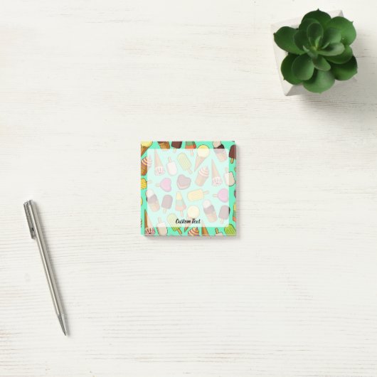 Achtergrond Ice Cream Post-it® Notes (Kantoor)