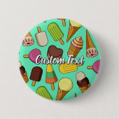 Achtergrond Ice Cream Ronde Button 5,7 Cm (Voorkant)