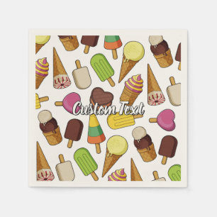 Achtergrond Ice Cream Servet