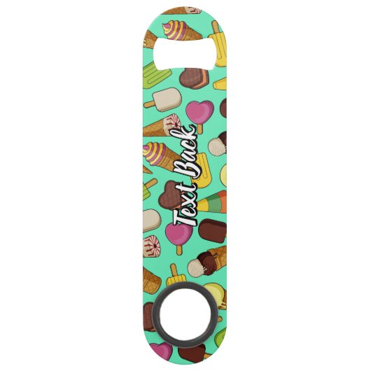 Achtergrond Ice Cream Speed Flessenopener (Achterkant)