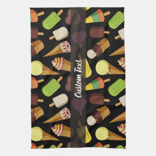 Achtergrond Ice Cream Theedoek (Verticaal)